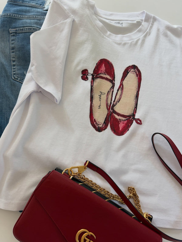Boxy Shirt Cherry & KISSES