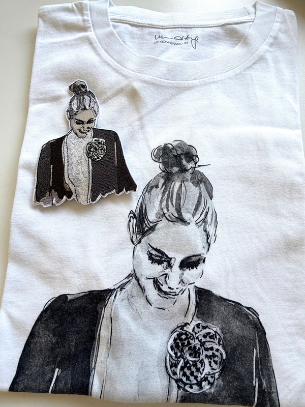 Hochwertig gestickte Brosche | Limitierte Edition