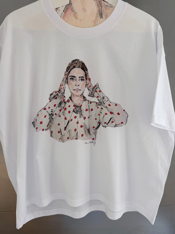 Boxy Shirt - THE Orange DOTS