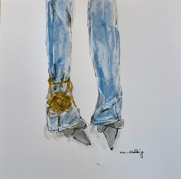 Blaues Hosenbein | un-artig