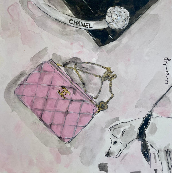 Chanel rosa Handtasche | un-artig