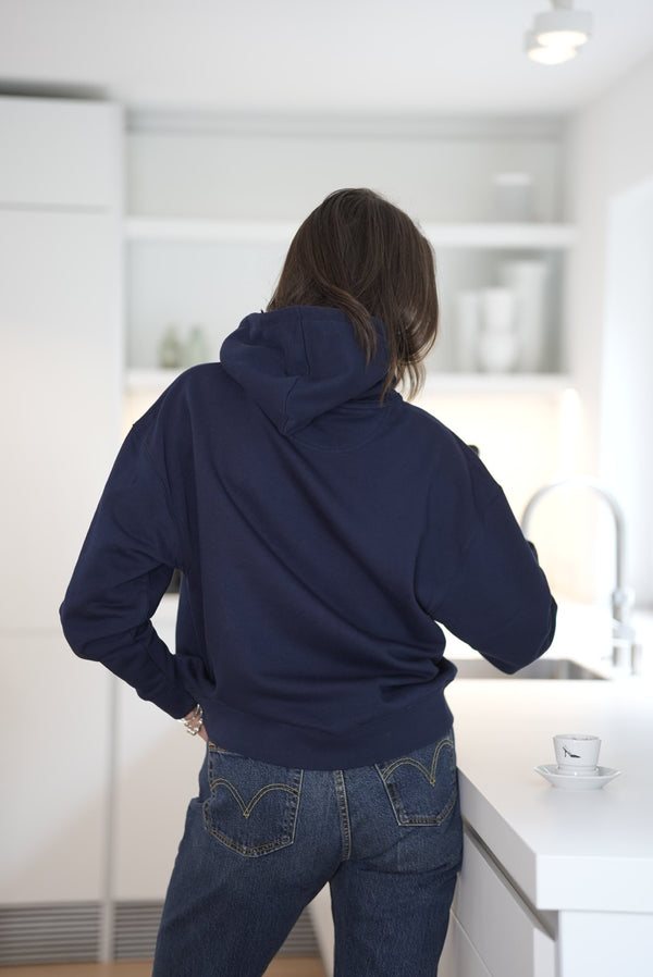 Hoodie mit Kängurutasche "petrol Clutch"