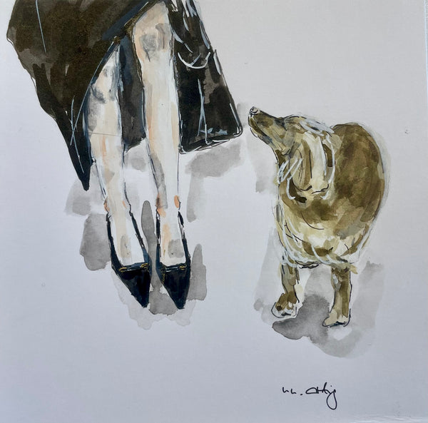 Frau mit Hund | un-artig