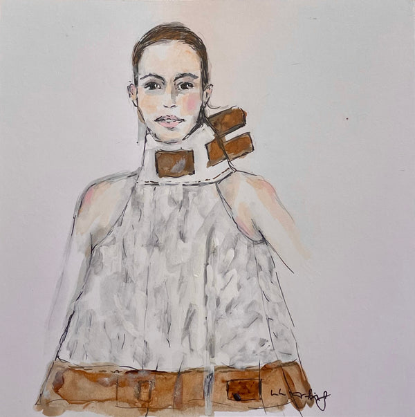 Frau mit hohem Kleid | un-artig