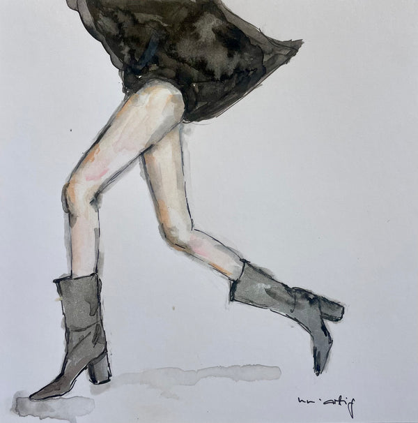 Frau mit langen Beinen und hohen Schuhen | un-artig