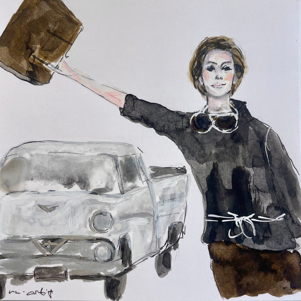 Frau per Anhalter | un-artig