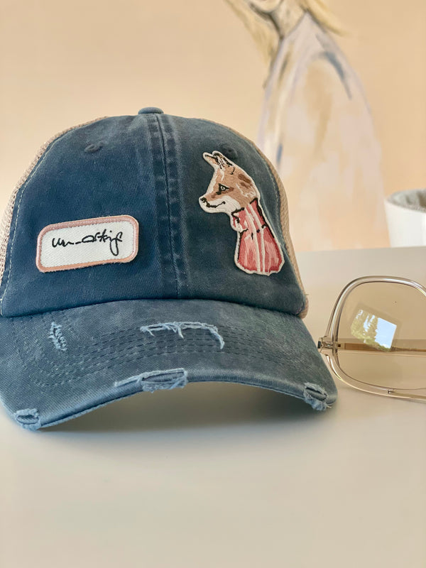 Baseball Cap - Trucker denim - Used Look