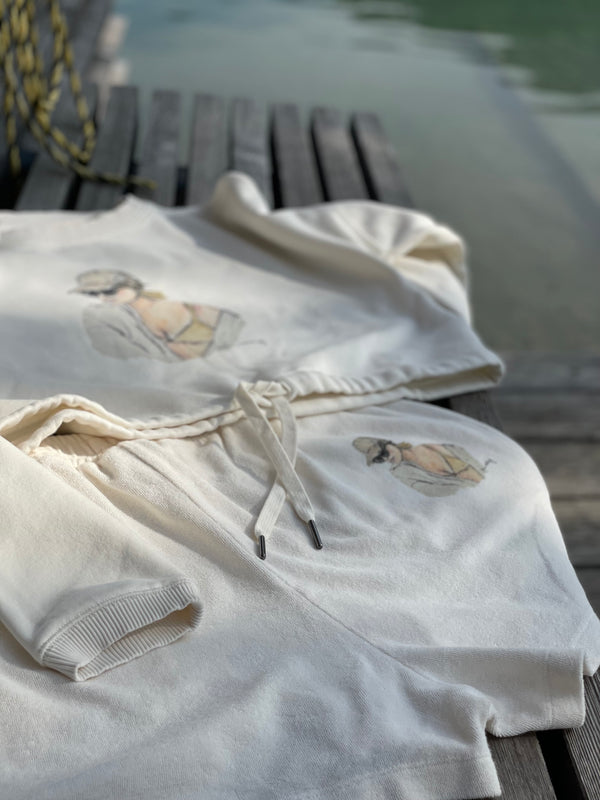 Cropped Oversized Sweatshirt