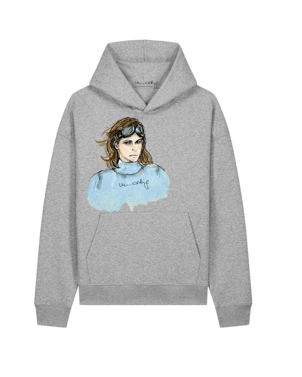Hoodie mit Kängurutasche "SKI&ICE"