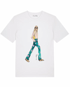 Unisex T-Shirt - Flowers & Stripes
