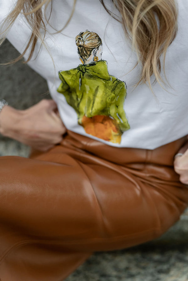 Un-artig T-Shirt Motiv grün mit blondem Model, Motiv 3