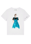 Un-artig T-Shirt blaues Motiv Frau