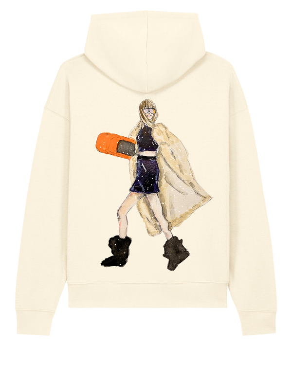Unisex Hoodie, Kängurutasche Snowboard | un-artig