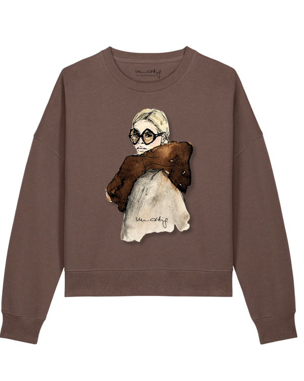 Sweatshirt Mocha – Autumn Elegance