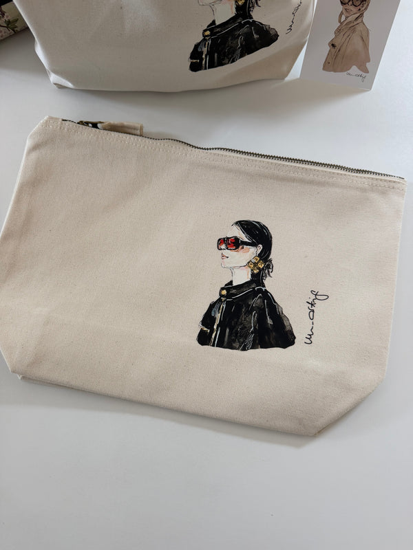 Clutch/Pochette „Sunnies & Earrings“