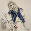 Blonde Frau mit Pulli | un-artig