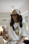 T-Shirt "knitted cap"