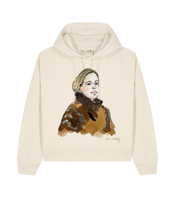 Hoodie mit Kapuze knitted Pullover im Shop | un-artig