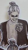 Hochwertig gestickte Brosche | Limitierte Edition